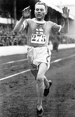 Portrait of Paavo Nurmi