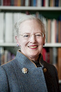 Portrait of Margrethe II of Denmark