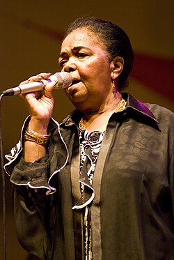 Portrait of Cesária Évora