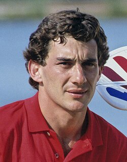 Portrait of Ayrton Senna