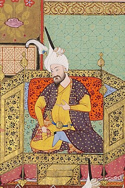 Portrait of Mirza Abul-Qasim Babur bin Baysonqor