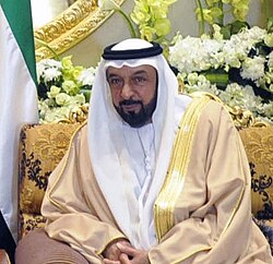 Portrait of Khalifa bin Zayed Al Nahyan