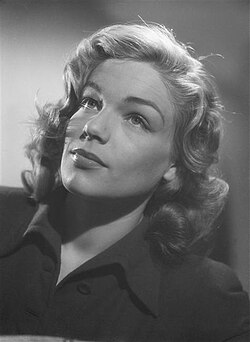 Portrait of Simone Signoret