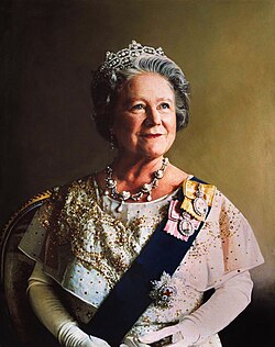 Portrait of Queen Elizabeth the Queen Mother