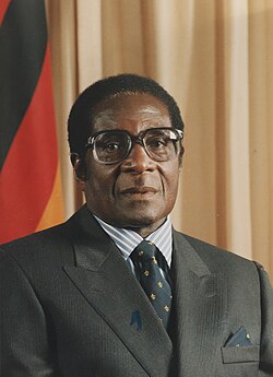 Portrait of Robert Mugabe