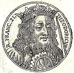 Portrait of Theuderic IV