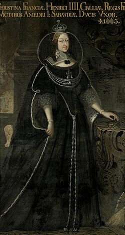 Portrait of Christine of France