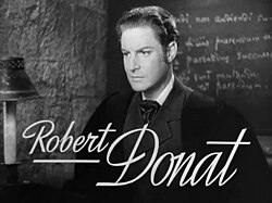 Portrait of Robert Donat