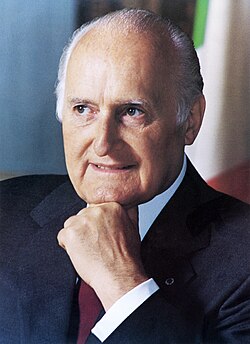 Portrait of Oscar Luigi Scalfaro