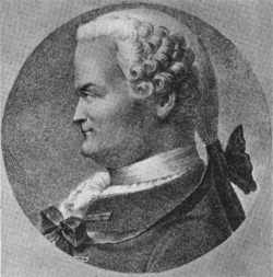 Portrait of Johann Heinrich Lambert