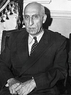 Portrait of Mohammad Mosaddegh