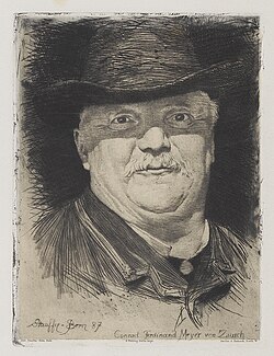 Portrait of Conrad Ferdinand Meyer