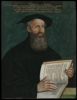 Portrait of Heinrich Bullinger