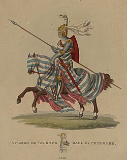 Portrait of Aymer de Valence, 2nd Earl of Pembroke