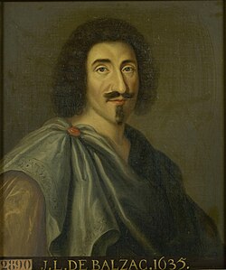 Portrait of Jean-Louis Guez de Balzac
