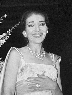 Portrait of Maria Meneghini Callas