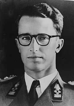 Portrait of Baudouin I of Belgium