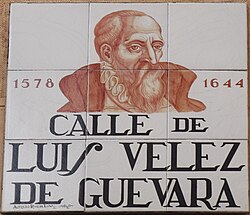 Portrait of Luis Vélez de Guevara