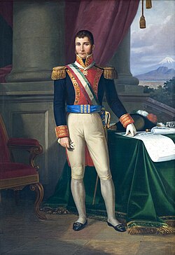Portrait of Agustín I of Mexico