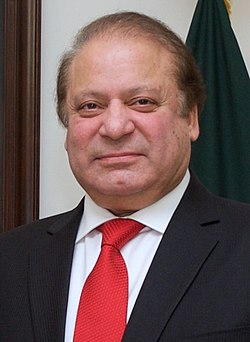 Portrait of Nawaz Sharif