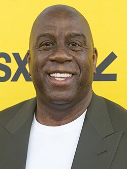 Portrait of Magic Johnson