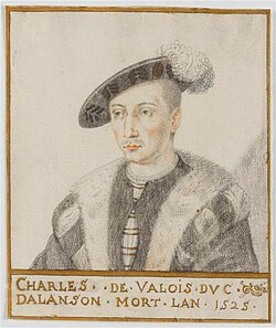 Portrait of Charles IV, Duke of Alençon