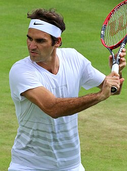 Portrait of Roger Federer