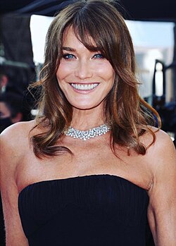 Portrait of Carla Bruni