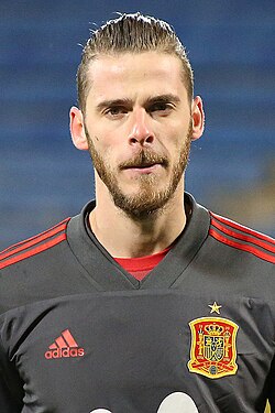 Portrait of David de Gea