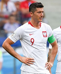 Portrait of Robert Lewandowski