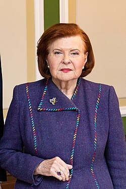 Portrait of Vaira Vīķe-Freiberga