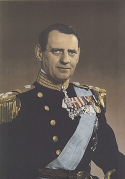 Portrait of Frederik IX of Denmark