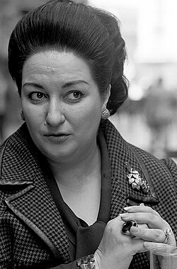 Portrait of Montserrat Caballé