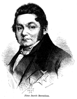 Portrait of Jöns Jacob Berzelius