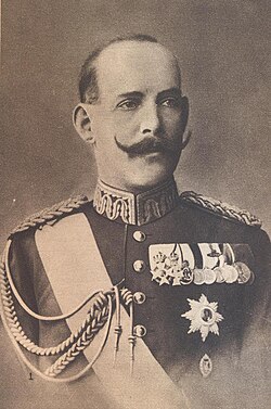 Portrait of Constantine I of Greece
