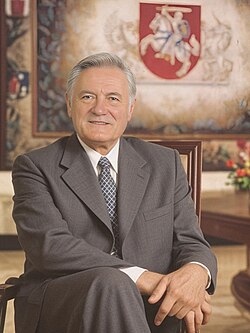 Portrait of Valdas Adamkus