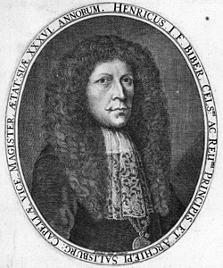 Portrait of Heinrich Biber