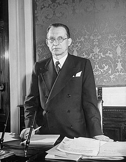 Portrait of Alcide De Gasperi