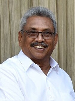 Portrait of Gotabaya Rajapaksa