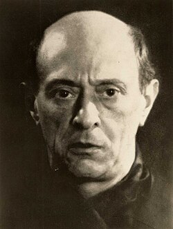 Portrait of Arnold Schoenberg