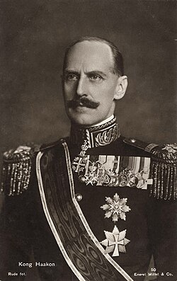 Portrait of Haakon VII of Norway