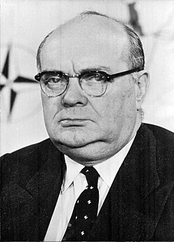 Portrait of Paul-Henri Spaak