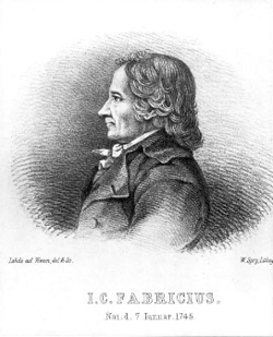 Portrait of Johan Fabricius