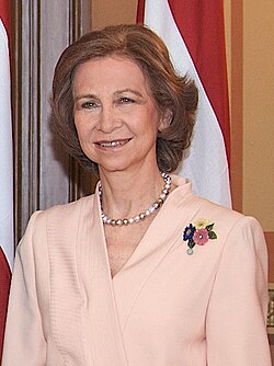Portrait of Queen Sofía of Spain