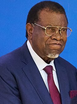 Portrait of Hage Geingob
