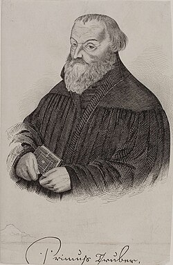 Portrait of Primož Trubar