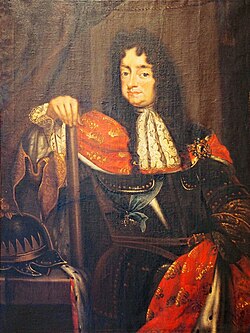 Portrait of Christian V of Denmark