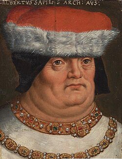Portrait of Albert II, Duke of Austria