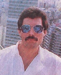 Portrait of Freddie Mercury