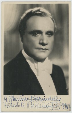Portrait of Beniamino Gigli
